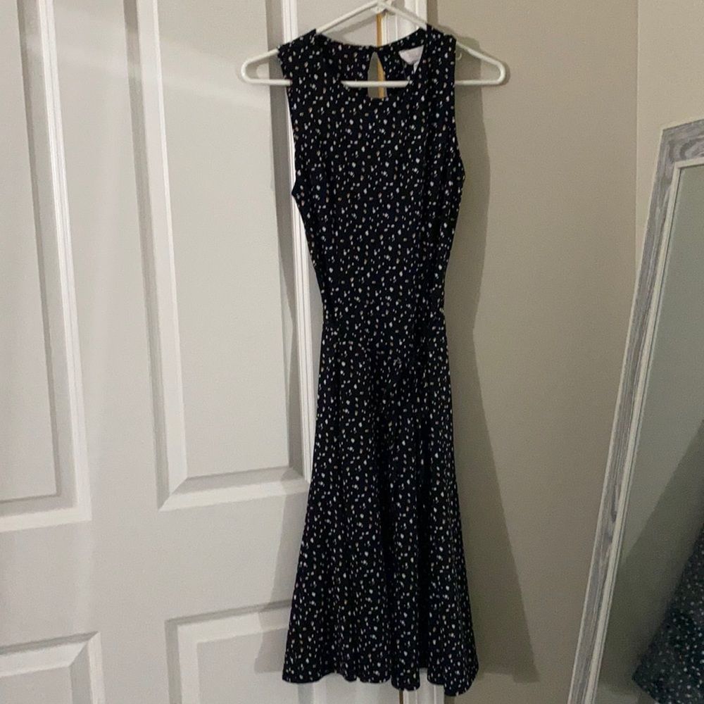Superfoxx Black Speckled Midi Dress